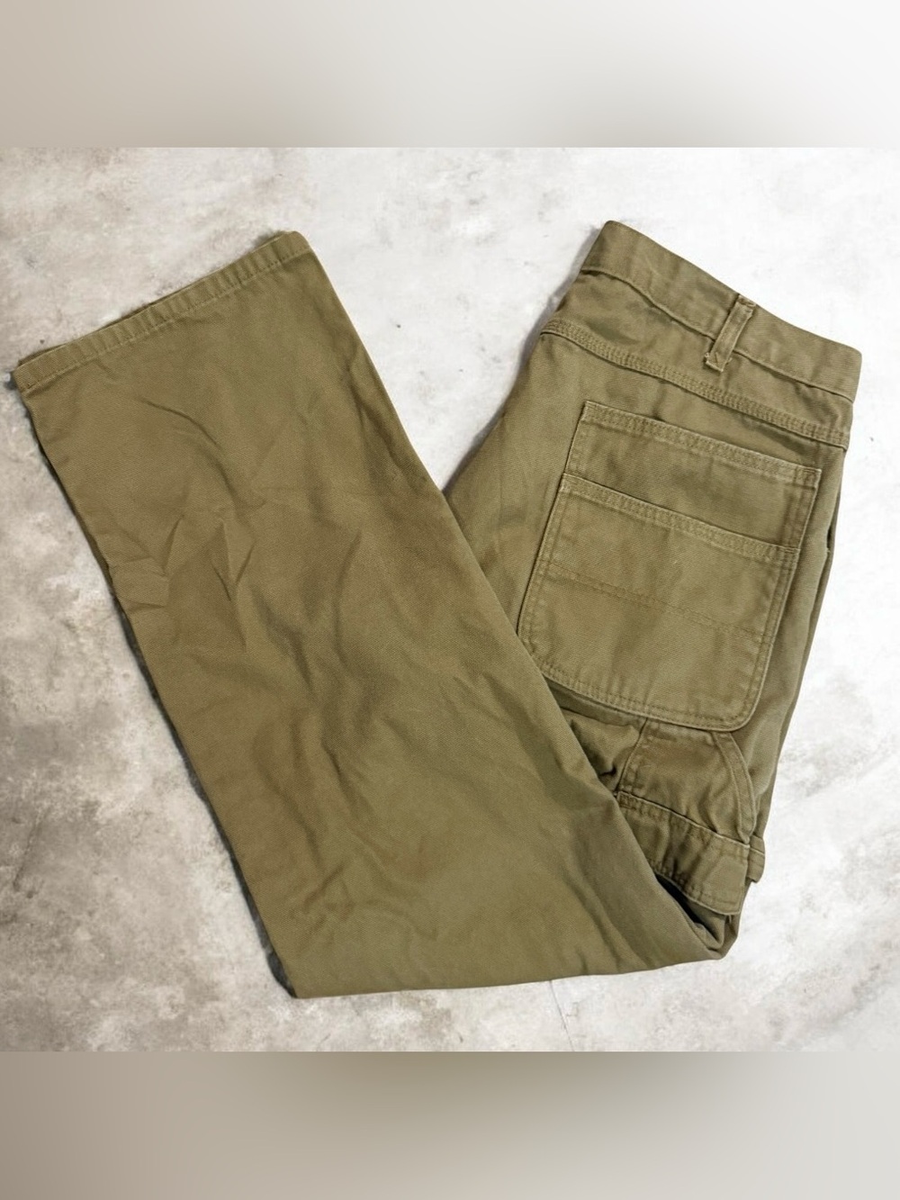 Dickies Carpenter Work Pants 36x34 Khaki Straight Leg Utility Pants